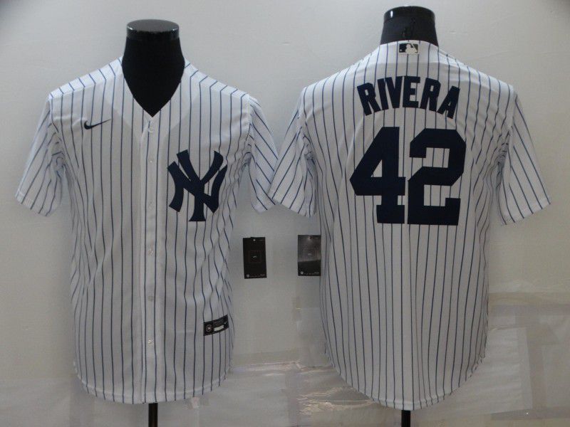 Men New York Yankees #42 Rivera White Game 2022 Nike MLB Jersey->pittsburgh pirates->MLB Jersey
